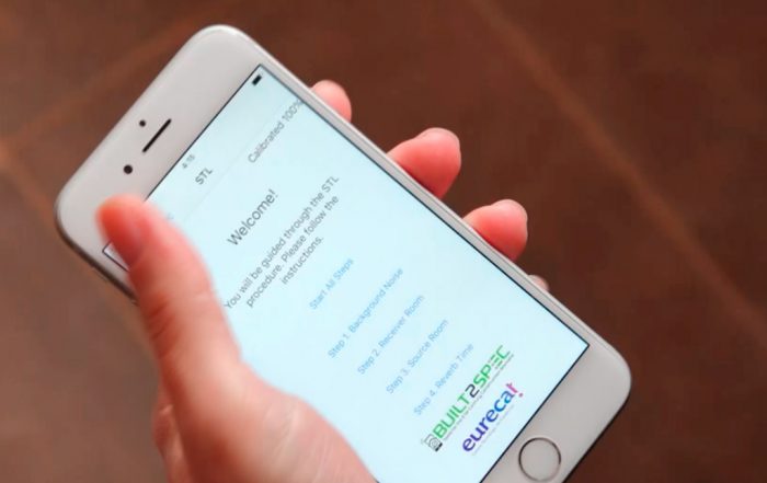 app ailslamiento acústico a través del móvil