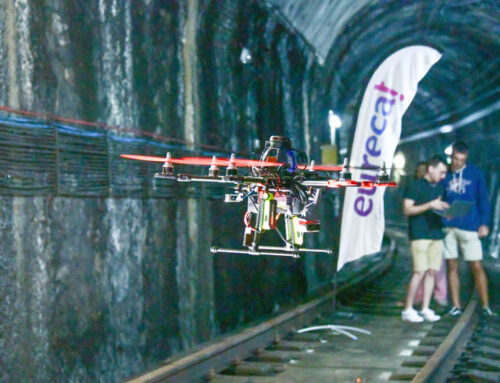 Researchers from seven European countries test their drone inspection developments in Sabadell