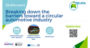ZEvRA event – Breaking Down the Barriers Toward a Circular Automotive Industry