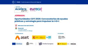 Jornada: Oportunitats CDTI 2026: Convocatòries d’ajudes públiques i estratègia per a impulsar l’R+D+I